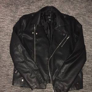 Men’s forever21 Faux motto jacket